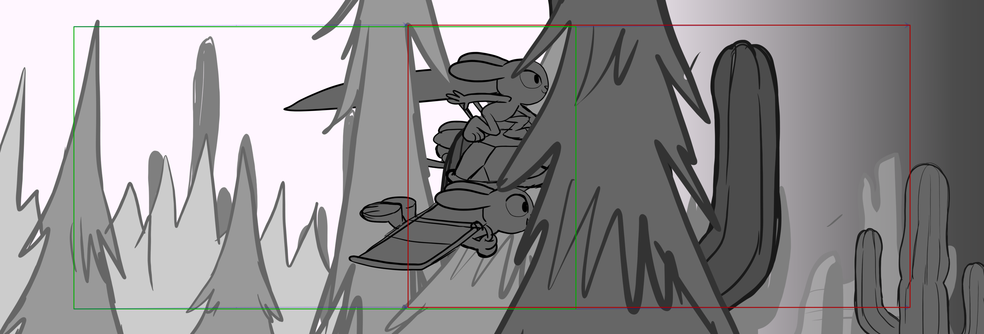 Venom Wars — Escena 14, panel 10, storyboard by Melissa Ballesteros